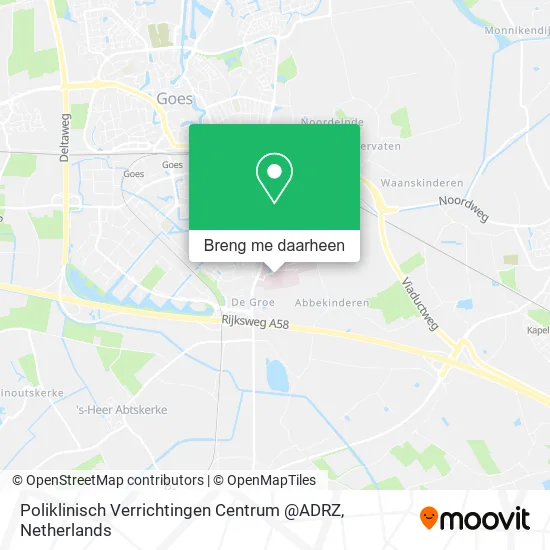 Poliklinisch Verrichtingen Centrum @ADRZ kaart