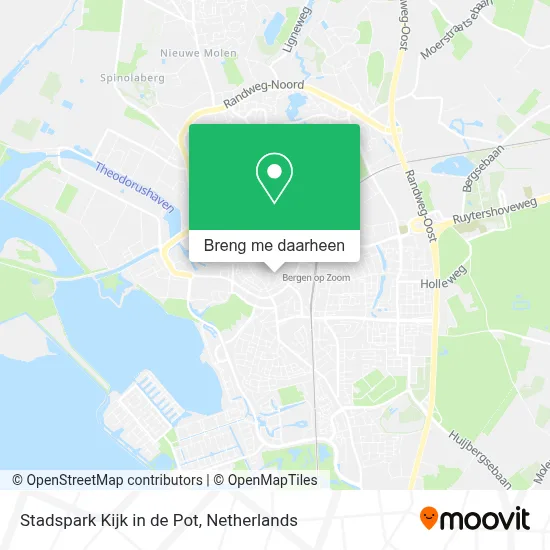 Stadspark Kijk in de Pot kaart