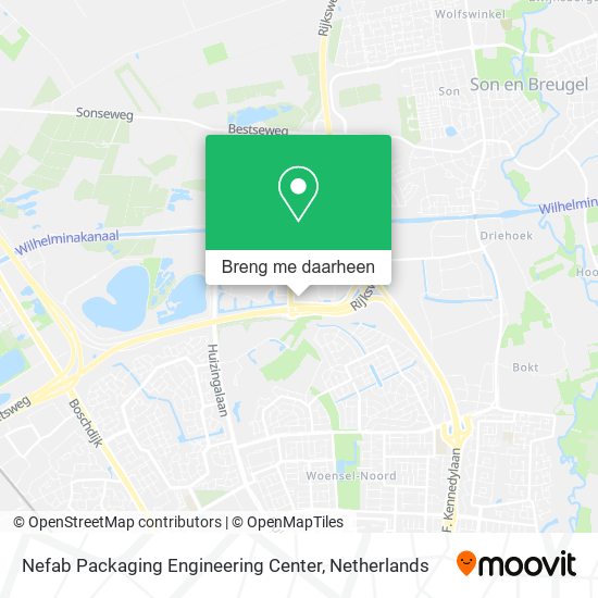 Nefab Packaging Engineering Center kaart
