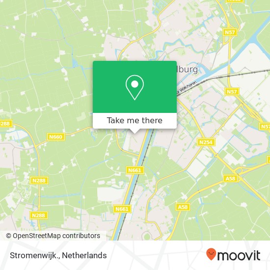Stromenwijk. kaart