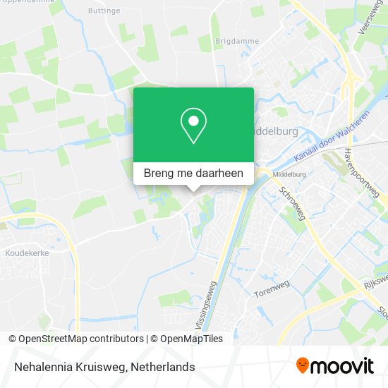 Nehalennia Kruisweg kaart