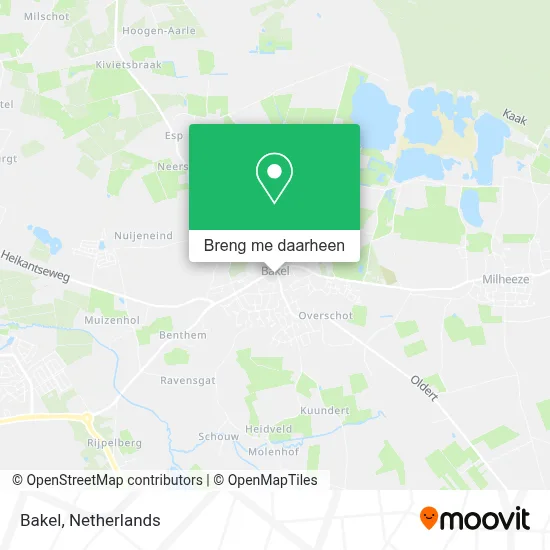 Bakel kaart