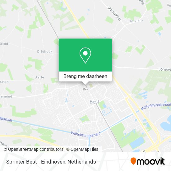 Sprinter Best - Eindhoven kaart