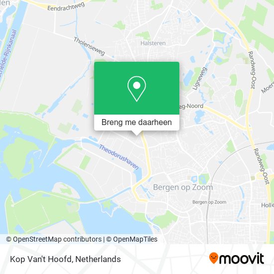 Kop Van't Hoofd kaart