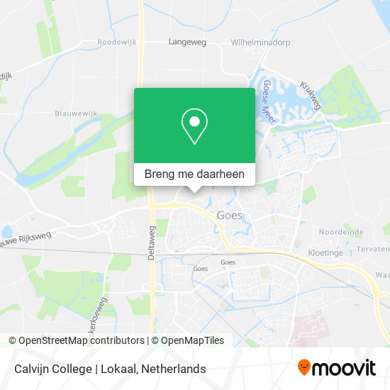 Calvijn College | Lokaal kaart