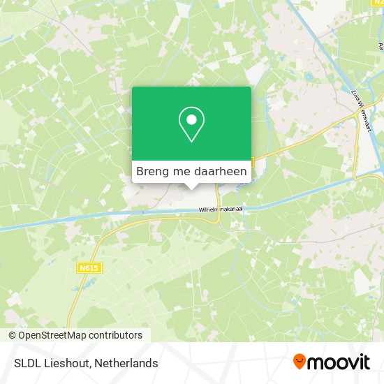 SLDL Lieshout kaart