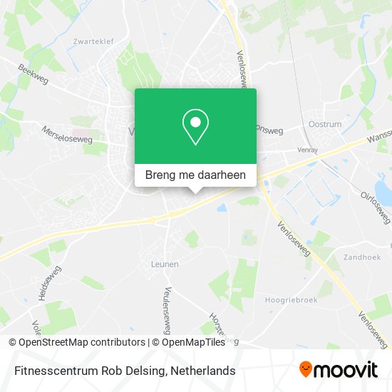 Fitnesscentrum Rob Delsing kaart