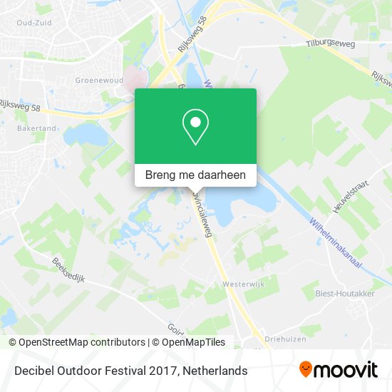 Decibel Outdoor Festival 2017 kaart