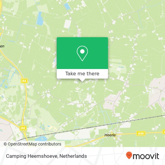 Camping Heemshoeve kaart