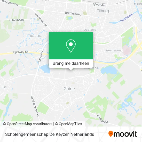 Scholengemeenschap De Keyzer kaart
