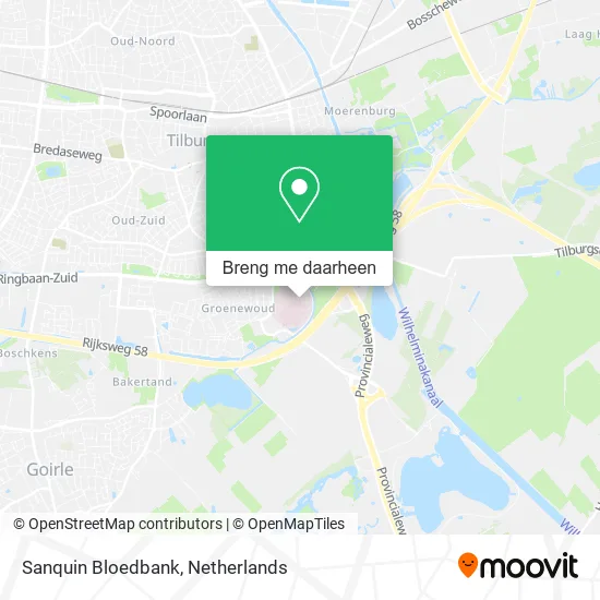 Sanquin Bloedbank kaart