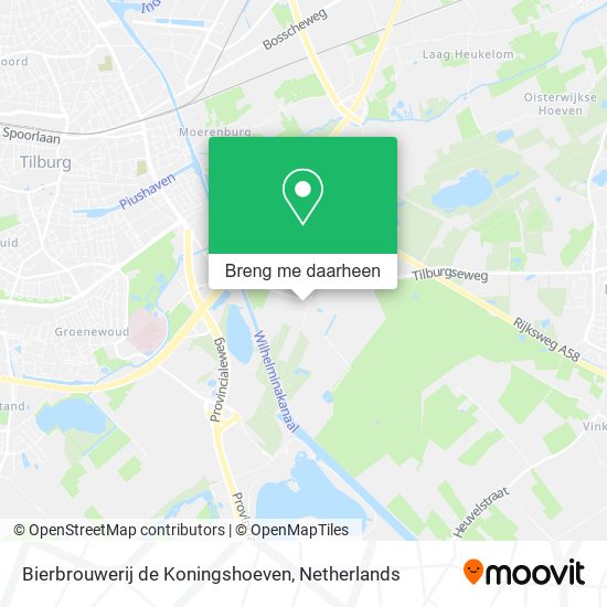 Bierbrouwerij de Koningshoeven kaart