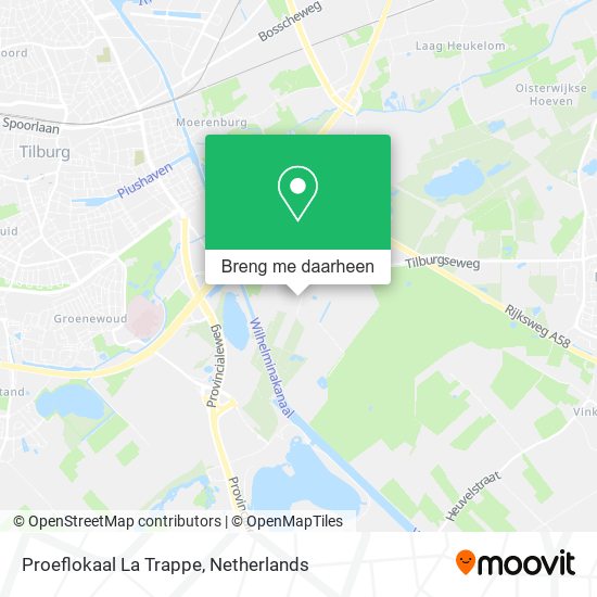 Proeflokaal La Trappe kaart