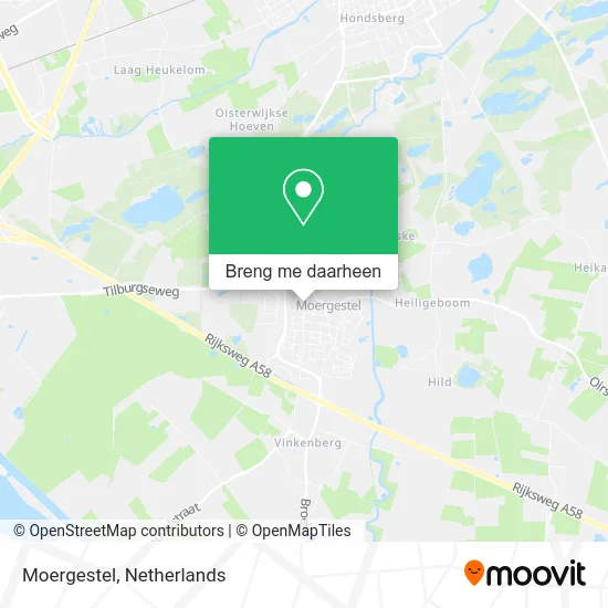 Moergestel kaart