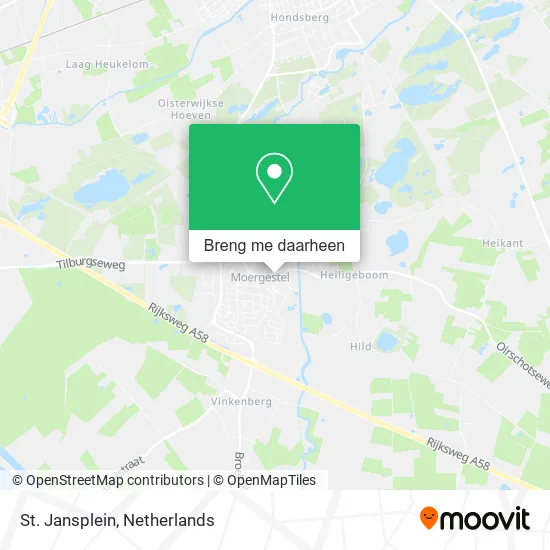 St. Jansplein kaart