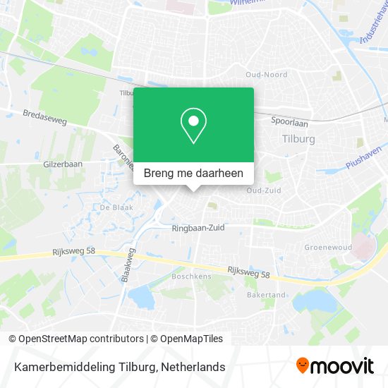 Kamerbemiddeling Tilburg kaart