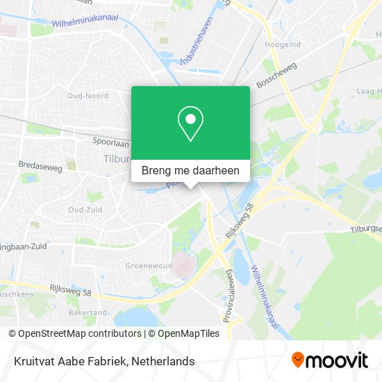 Kruitvat Aabe Fabriek kaart