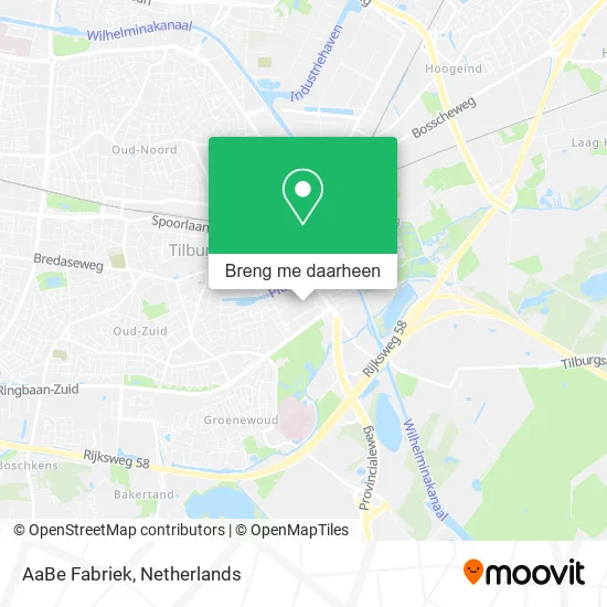 AaBe Fabriek kaart