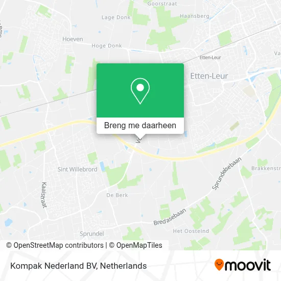 Kompak Nederland BV kaart