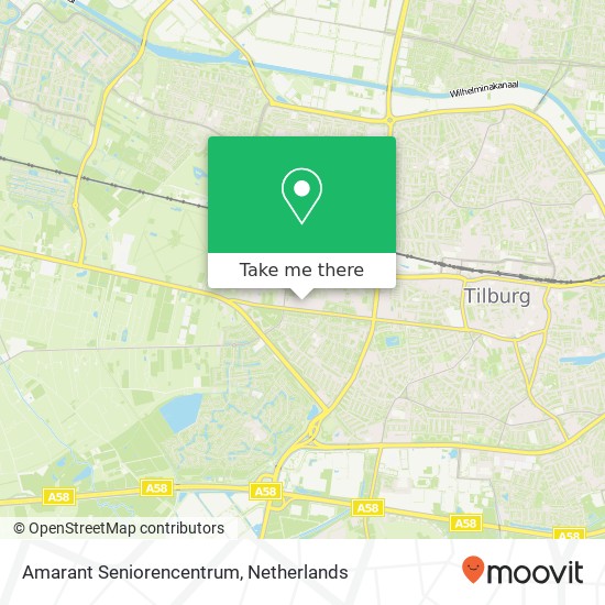 Amarant Seniorencentrum kaart
