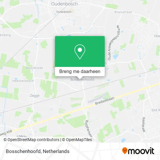 Bosschenhoofd kaart