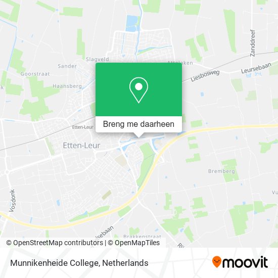 Munnikenheide College kaart