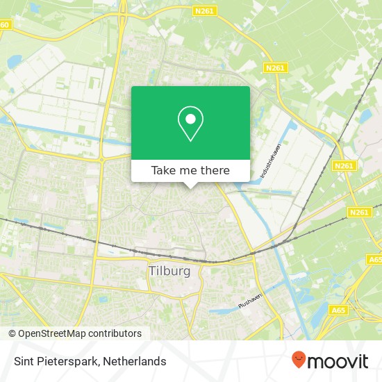 Sint Pieterspark kaart