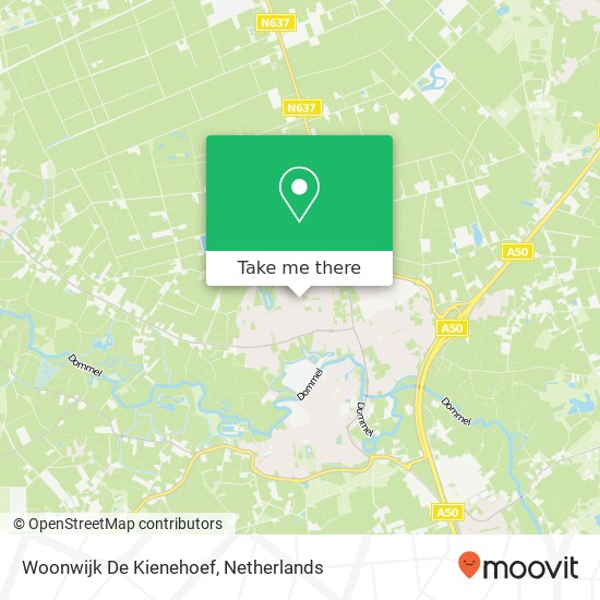 Woonwijk De Kienehoef kaart