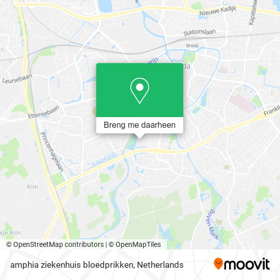 amphia ziekenhuis bloedprikken kaart