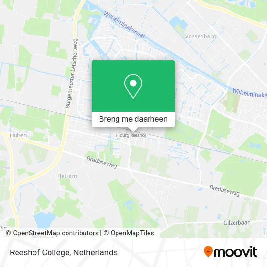 Reeshof College kaart