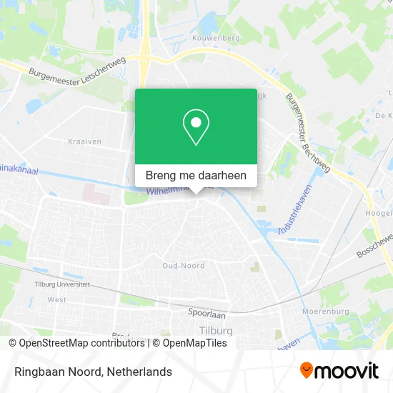 Ringbaan Noord kaart
