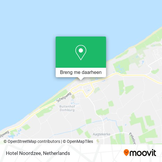 Hotel Noordzee kaart