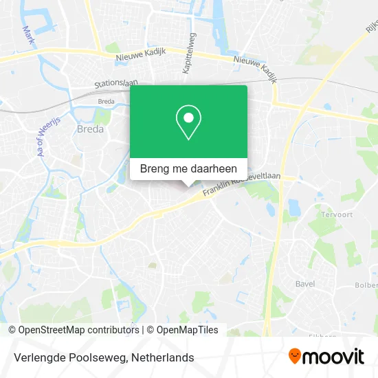Verlengde Poolseweg kaart