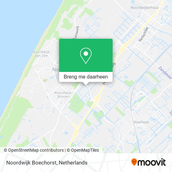 Noordwijk Boechorst kaart