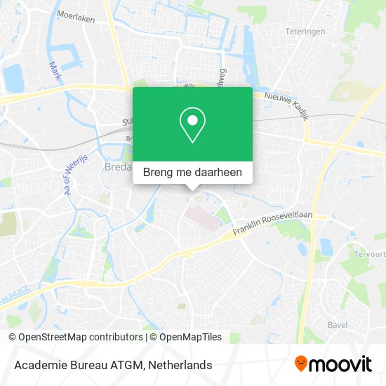 Academie Bureau ATGM kaart