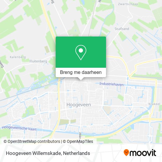Hoogeveen Willemskade kaart