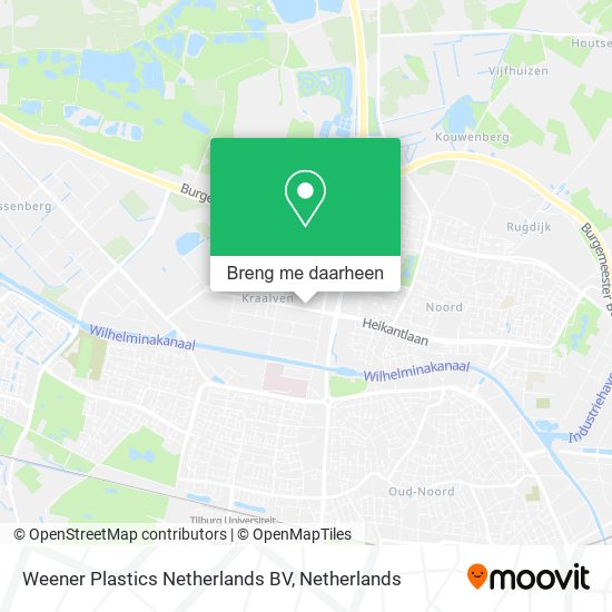Weener Plastics Netherlands BV kaart
