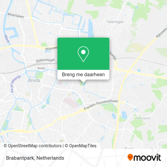 Brabantpark kaart