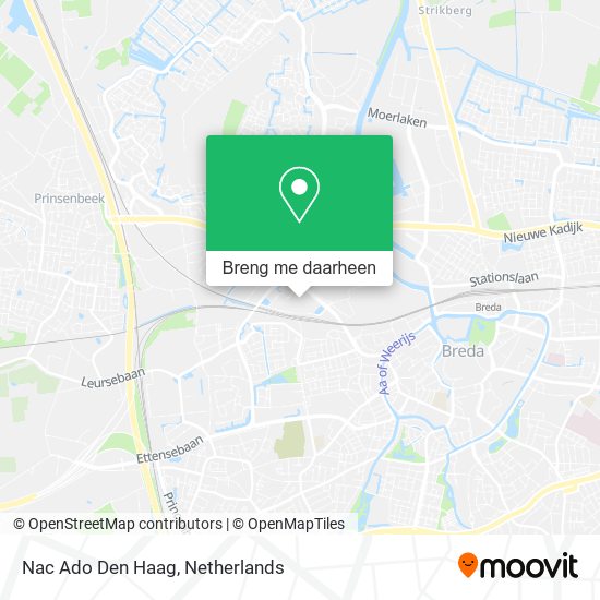 Nac Ado Den Haag kaart