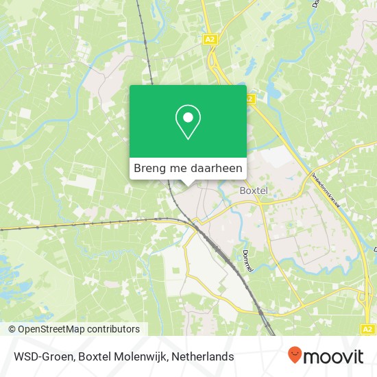 WSD-Groen, Boxtel Molenwijk kaart