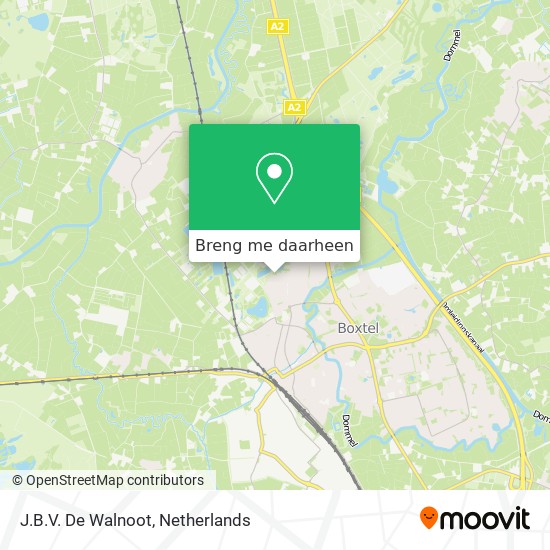 J.B.V. De Walnoot kaart
