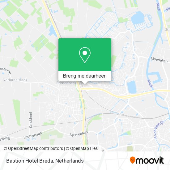 Bastion Hotel Breda kaart