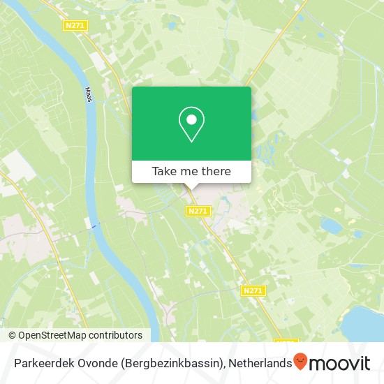 Parkeerdek Ovonde (Bergbezinkbassin) kaart