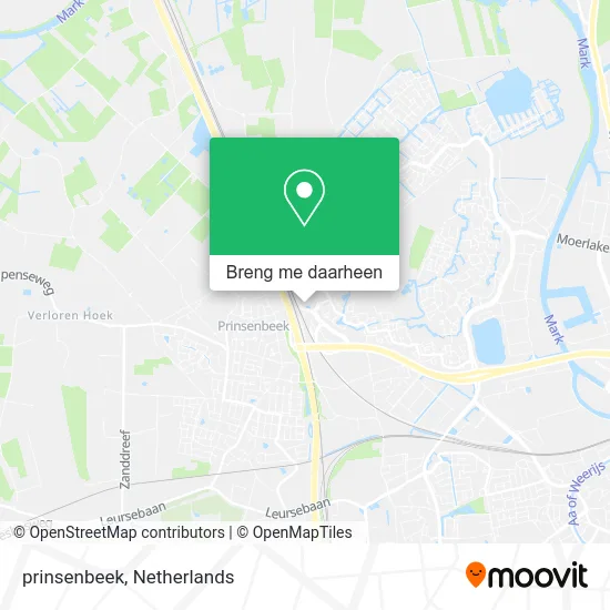 prinsenbeek kaart