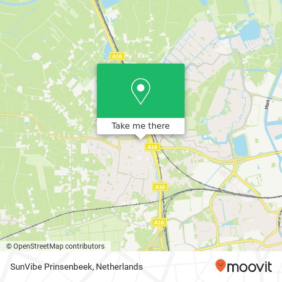 SunVibe Prinsenbeek kaart