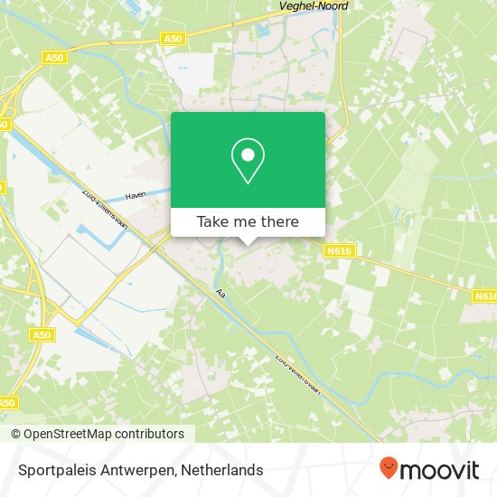 Sportpaleis Antwerpen kaart