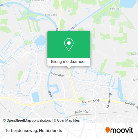 Terheijdenseweg kaart