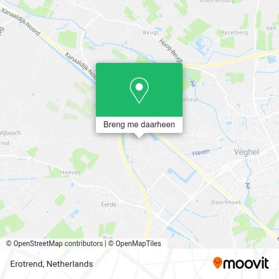 Erotrend kaart
