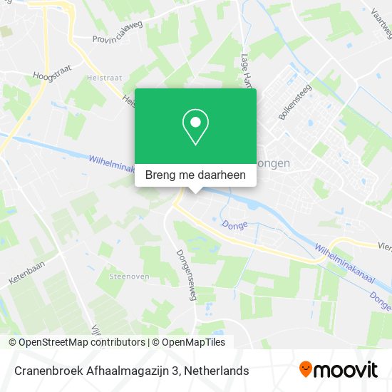 Cranenbroek Afhaalmagazijn 3 kaart