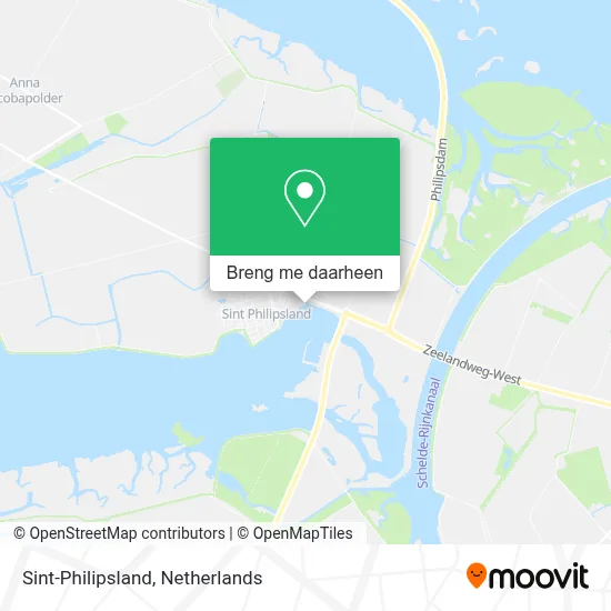 Sint-Philipsland kaart